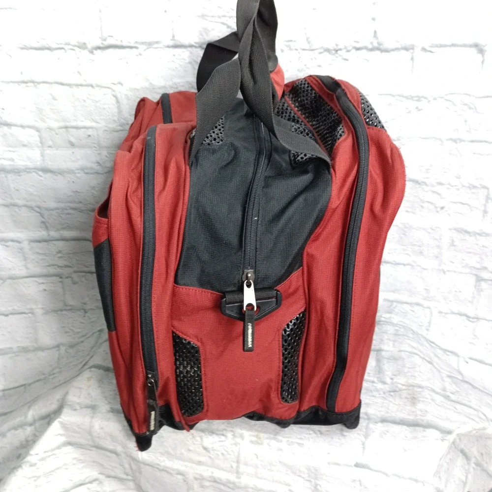Mountainsmith Bike Cube Deluxe Cycling Gear Bag Red Black Organizer